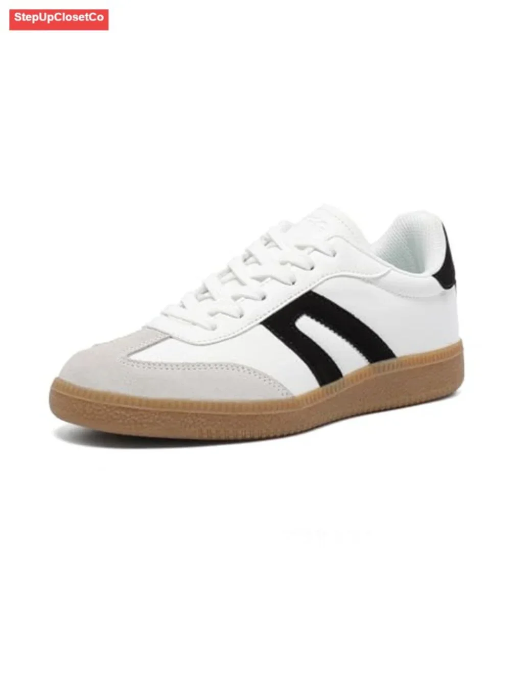 Women's Retro Gum Sole Lace Sneakers Casual Walking Tennis Shoes